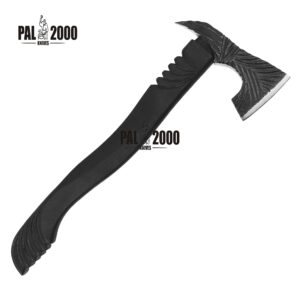 Axe - Custom Handmade High Carbon Steel Viking Axe, Gorgeous - Solid Wood Handle - Ax - Gaar-3001