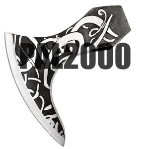 Axe - Custom Handmade Stainless Steel Viking Head Axe only, Gorgeous Ax - Ax Head with Leather Sheath 2004