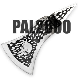 Axe - Custom Handmade Stainless Steel Viking Head Axe only, Gorgeous Ax - Ax Head with Leather Sheath 2003