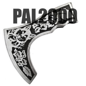 Axe - Custom Handmade Stainless Steel Viking Head Axe only, Gorgeous Ax - Ax Head with Leather Sheath 2012