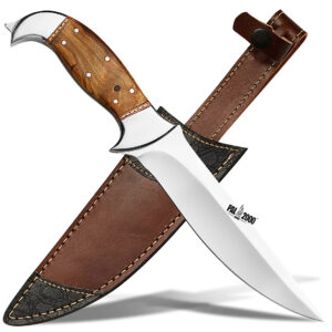 Custom Handmade D2 Steel 12.40 Inches Hunting Bowie Blade High Polish Tactical Knife 3158