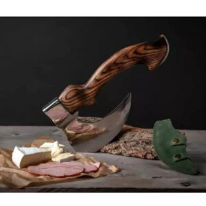 PAL 2000 HUNTING KNIVES Small Axe - Custom Handmade Stainless Steel Viking Axe Gorgeous - Solid Wood Handle - Ax - 9974, Ssnb-9974, Brown and silver
