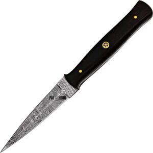 Handmade Damascus Steel - Knife With Sheath - Double Edge Blade Dagger Knife 2054