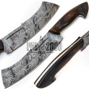 Custom Knives - Micarta Handle - Handmade Damascus Steel, Knife, 9829