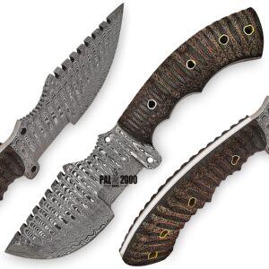 Damascus Knives - Handmade Hunting Tracker Knife 9947