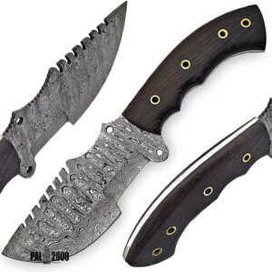 Damascus Knives - Handmade Hunting Tracker Knife 9921