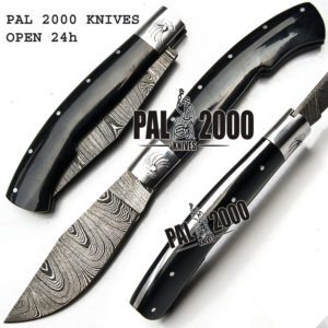 Damascus Knives - Unlocked Blade - Folding Pocket Knife - 9589