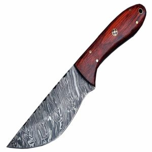 Damascus Handmade Knives - Custom Made Hunting Knife Sheath 9298
