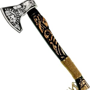 Custom Handmade Hatchet Viking Axe Real Weapon - Bearded Axe Head Hatchet Camping - Tomahawk Axe - Axe Tool - Battle Axe with Sheath (2028)
