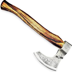 Custom Axe - Handmade Hatchet - Viking Axe Real Weapon - Hatchet Axe - Bearded Axe Head - Hatchet - Camping Axes and Hatchets - Tomahawk Axe - Axe Tool - Battle Axe - Axe with Sheath - 2031